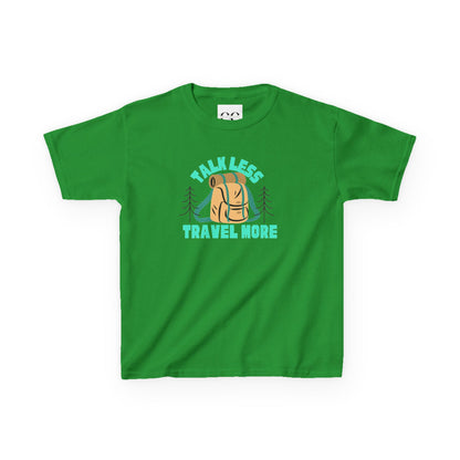 Kids Tee - 'Talk Less Travel More' Design