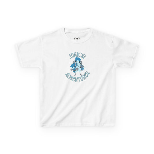 Kids Tee- Junior Adventurer- Blue