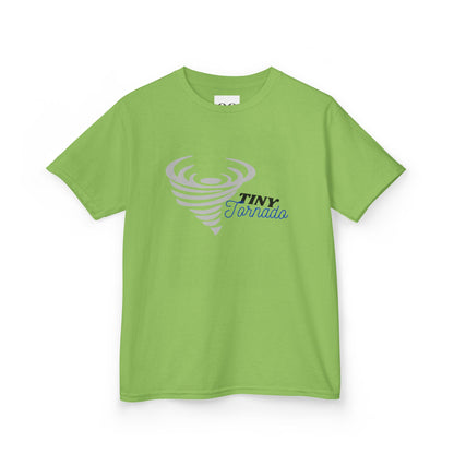 Tiny Tornado Kids Tee, Fun Cotton T-Shirt for Storm Lovers, Ideal for Birthdays, Everyday Wear, Cute Gift, Customize
