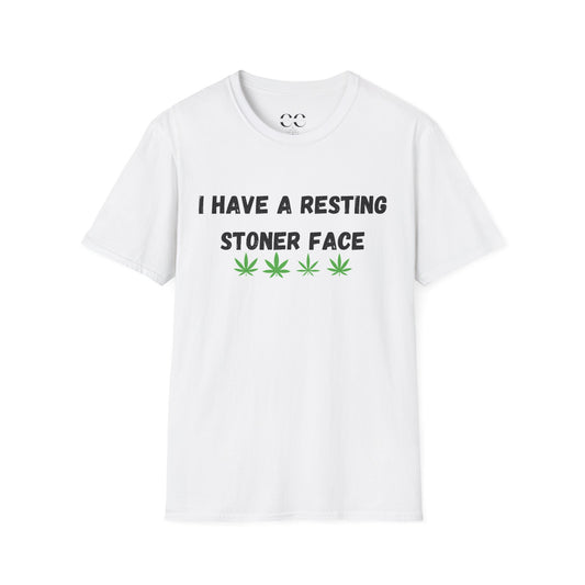 Unisex Softstyle T-Shirt- I have a resting stoner face