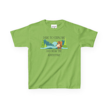 Kids Tee - Dare to Explore Adventure Kids Shirt