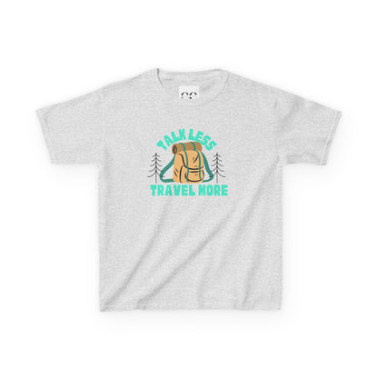 Kids Tee - 'Talk Less Travel More' Design