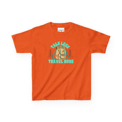 Kids Tee - 'Talk Less Travel More' Design