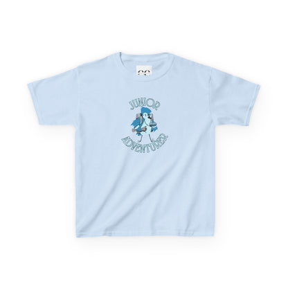 Kids Tee- Junior Adventurer- Blue