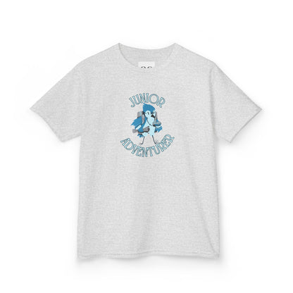 Kids Tee- Junior Adventurer- Blue
