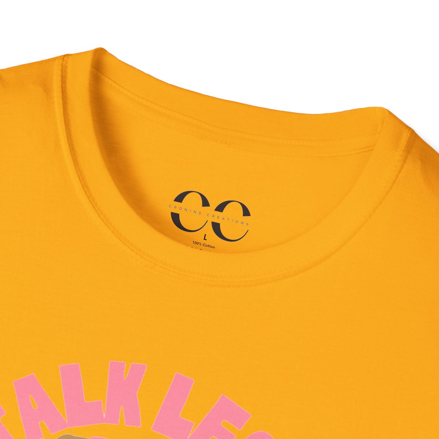 Womens Tshirt- Talk Less Travel More- Pink