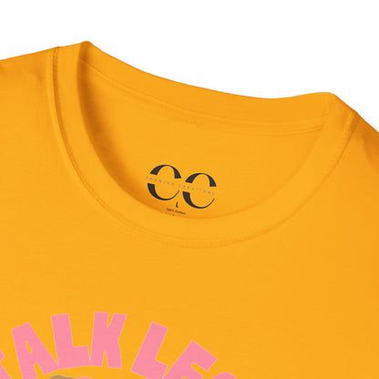 Womens Tshirt- Talk Less Travel More- Pink