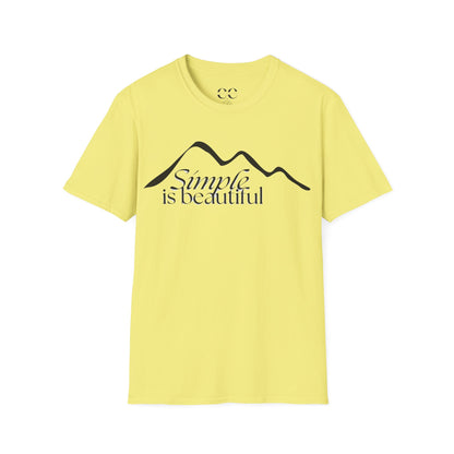 Women's Softstyle Tshirt- Simple is Beautiful